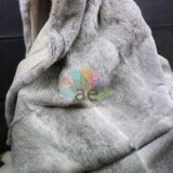 Manta de piel de conejo bed cover