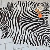 Alfombra vacuno cebra