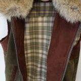 Chaleco Piel Ante Coyote